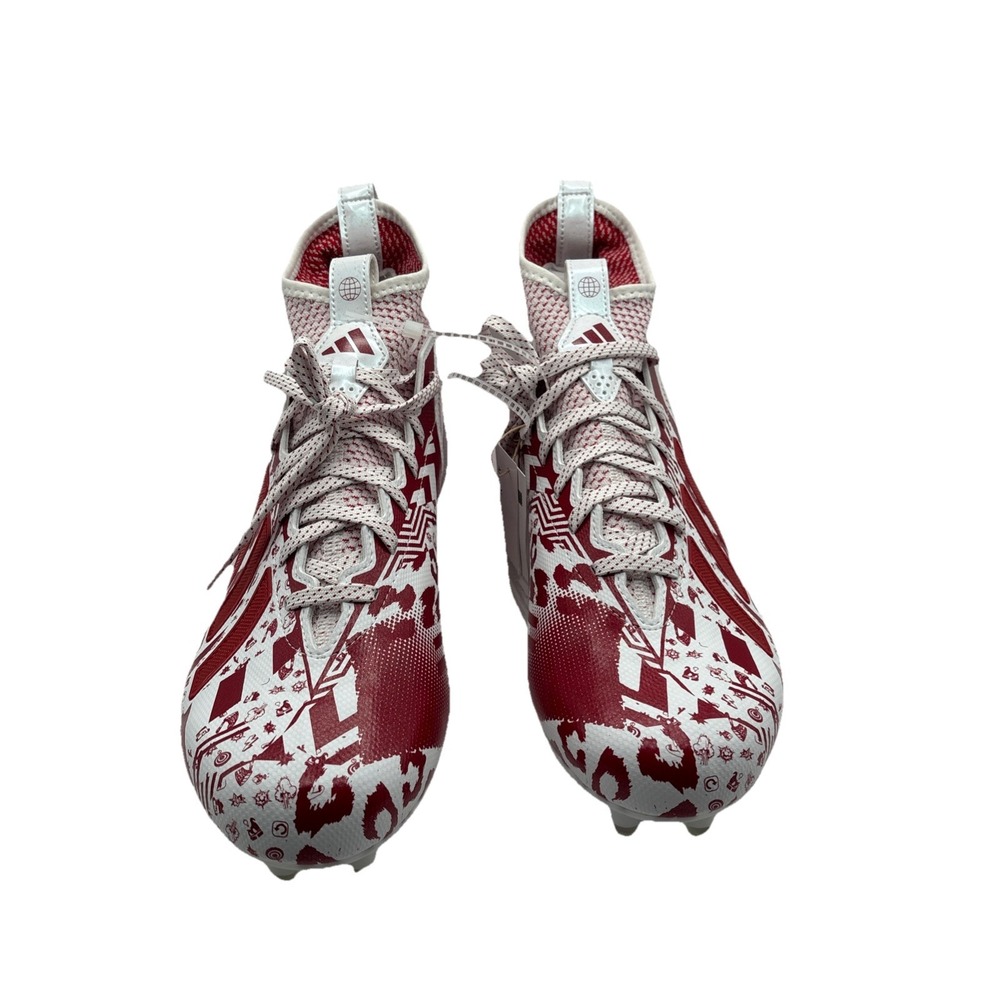 Adidas Freak 23-7V7 SMU Football Cleats White Red HP2441 Men Size 11 Brand New‎ - Picture 4 of 7